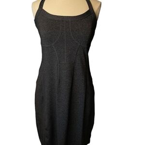 Athleta Charcoal Mini Dress Size 10/12
